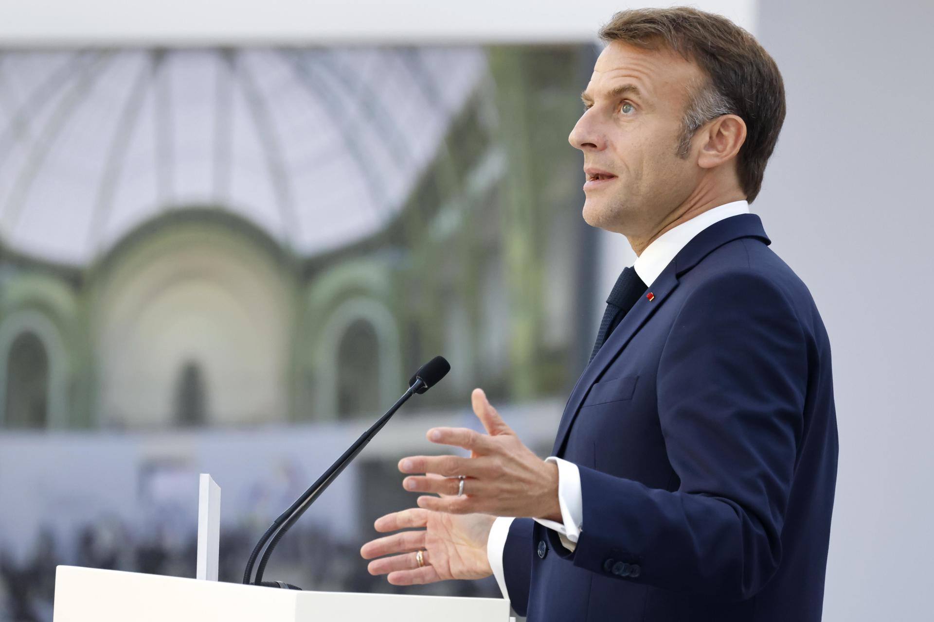 El presidente francés, Emmanuel Macron.
 EFE/EPA/LUDOVIC MARIN / POOL MAXPPP OUT