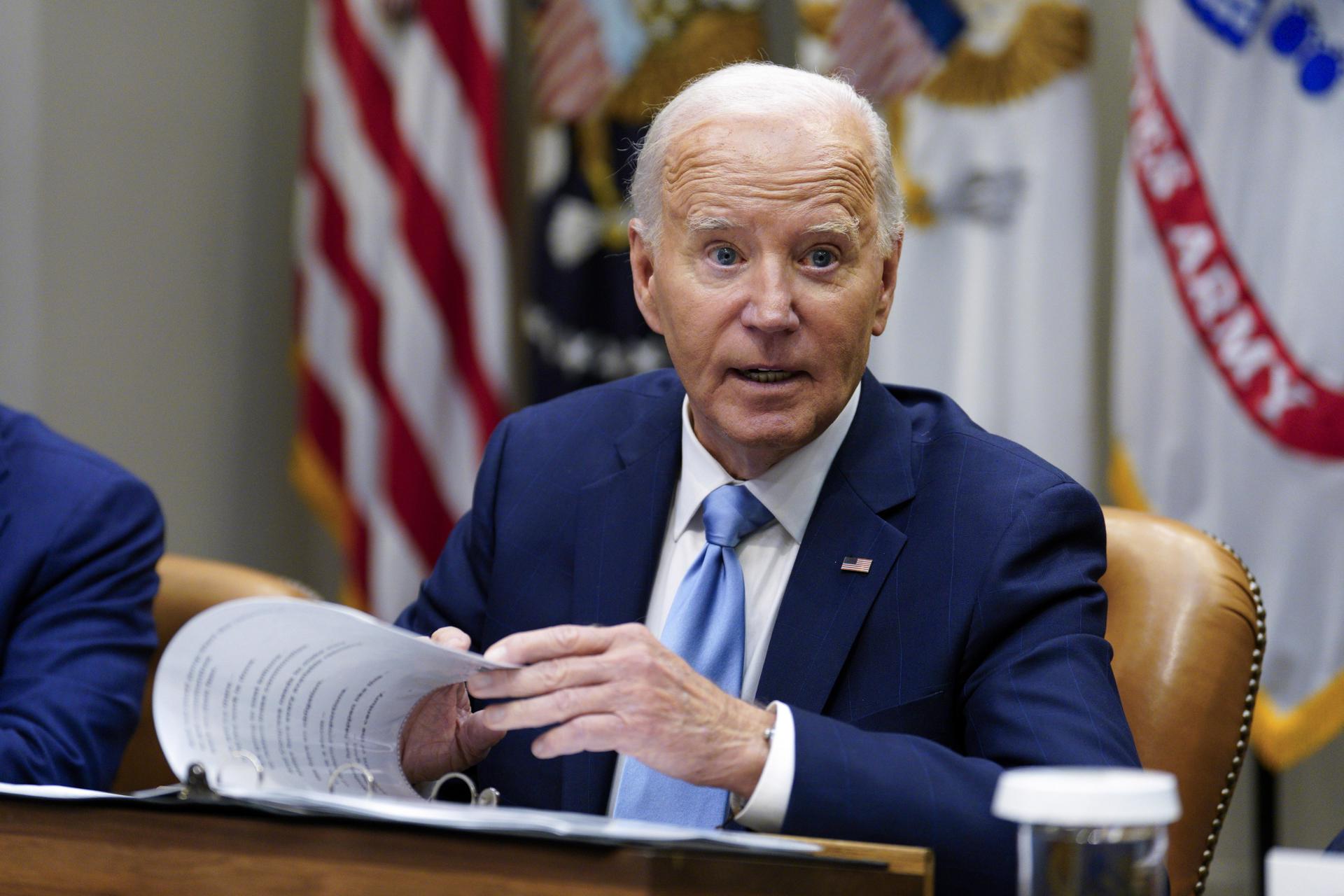 Fotografía del presidente de Estados Unidos, Joe Biden. EFE/Yuri Gripas