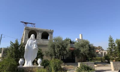 Un complejo religioso que acoge desplazados en la aldea cristiana de Mjaydel, en el sur del Líbano, el 28 de octubre de 2024 el 28 de octubre de 2024. . EFE/Noemí Jabois