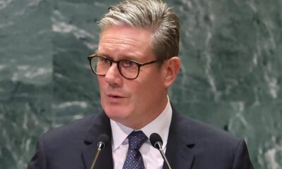 Fotografía de archivo de Keir Starmer, Primer Ministro del Reino Unido, durante el debate general del 79º período de sesiones de la Asamblea General de las Naciones Unidas en Nueva York (EE.UU.), el 26 de septiembre de 2024. EFE/EPA/Stephani Spindel