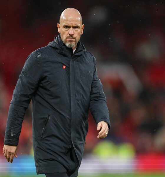 El entrenador del Manchester United Erik ten Hag en una imagen de archivo de esta temporada. EFE/EPA/ADAM VAUGHAN