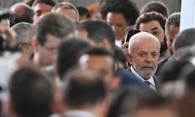 Fotografía de archivo del 8 de octubre de 2024 del presidente de Brasil, Luiz Inácio Lula da Silva, en un una ceremonia en la Base Aérea Militar en Brasilia (Brasil).EFE/ Andre Borges