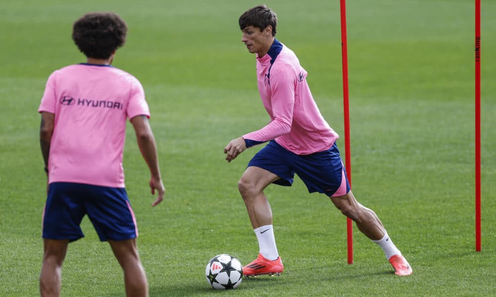 Le Normand, en una foto de archivo durante un entrenamiento. EFE/Rodrigo Jiménez