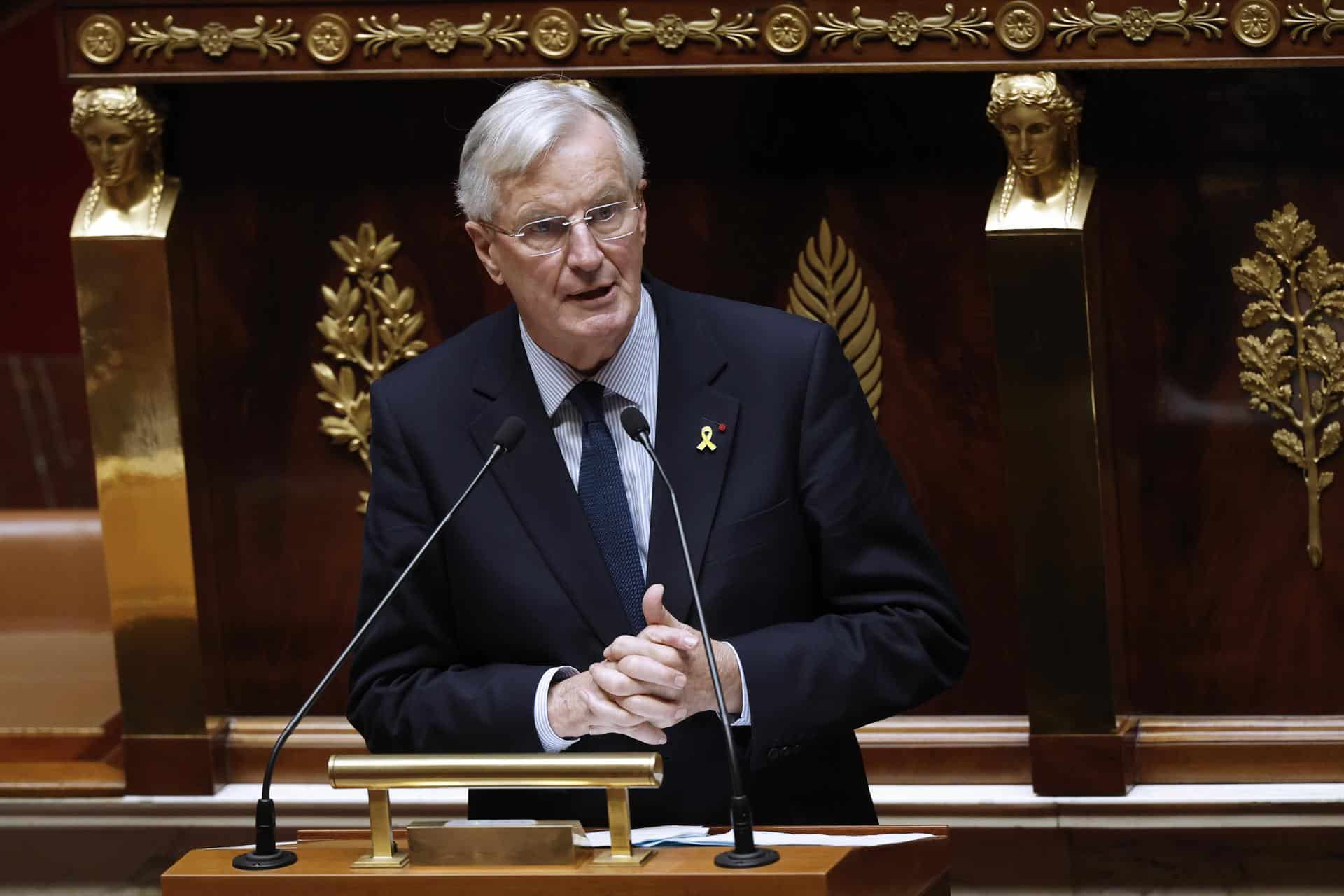 El primer ministro francés, Michel Barnier. EFE/EPA/YOAN VALAT