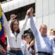 Imagen de archivo de los líderes opositores venezolanos María Corina Machado y Edmundo González Urrutia. EFE/ Ronald Peña R.