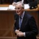 El primer ministro francés, el conservador Michel Barnier, el pasado día 2 ante la Asamblea. EFE/EPA/YOAN VALAT