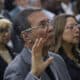 Fotografía cedida por la Asamblea Nacional de Conrado Pérez  tomando juramento como nuevo rector del Consejo Nacional Electoral durante un sesión este jueves, en Caracas (Venezuela).EFE/ Asamblea Nacional