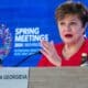 Fotografía de archivo en donde aparece la Directora Gerente del Fondo Monetario Internacional, Kristalina Georgieva. EFE/SHAWN THEW