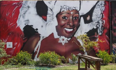 Fotografía de un mural el 8 de octubre de 2024 en el Museo del Carnaval de Uruguay, en Montevideo (Uruguay). EFE/ Alejandro Prieto