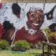 Fotografía de un mural el 8 de octubre de 2024 en el Museo del Carnaval de Uruguay, en Montevideo (Uruguay). EFE/ Alejandro Prieto