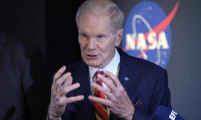 El administrador de la NASA, Bill Nelson, habla durante una rueda de prensa. Fotografía de archivo. EFE/ Lenin Nolly