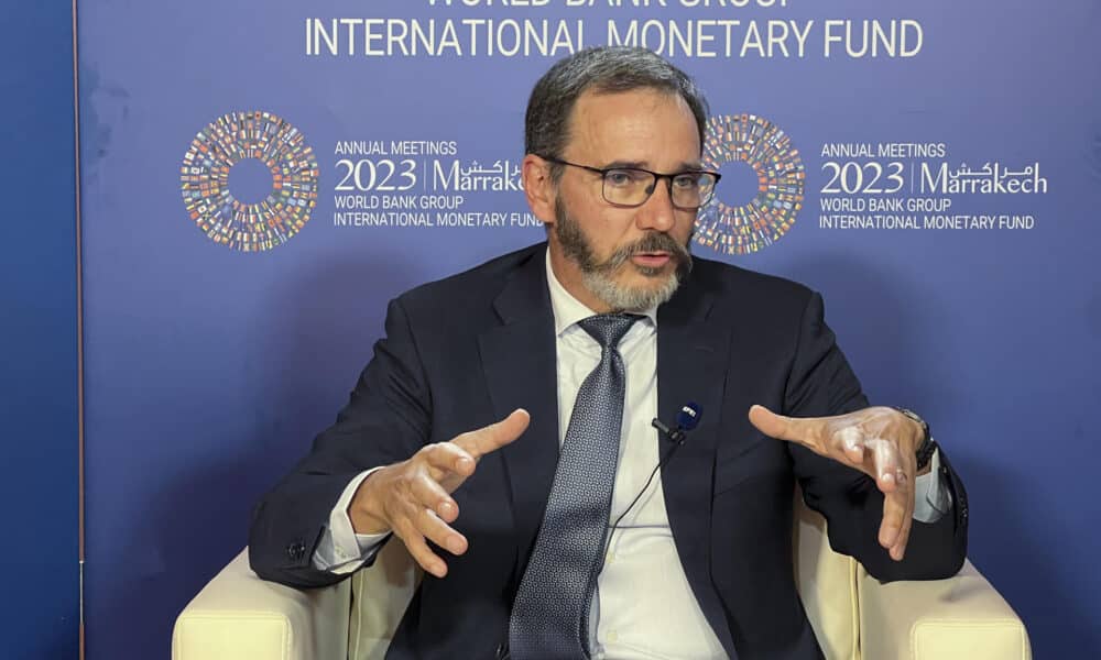 Imagen de archivo del economista jefe del FMI, Pière-Olivier Gourinchas. EFE/Mohamed Siali