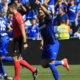 El centrocampista uruguayo del Getafe FC Mauro Arambarri celebra su gol ante el Deportivo Alavés en la LaLiga. EFE/ Fernando Alvarado