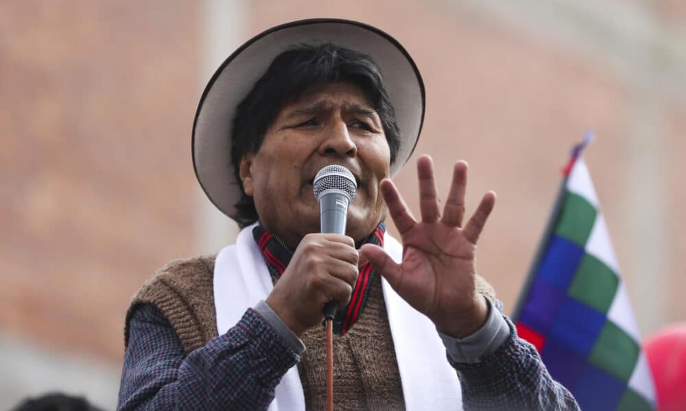 Fotografía de archivo del expresidente de Bolivia y líder del oficialismo, Evo Morales. EFE/ Luis Gandarillas