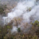 Fotografía aérea de archivo que muestra un área con incendios en el Parque Estatal Guajará Mirim en la ciudad de Nova Mamoré (Brasil). EFE/ Isaac Fontana