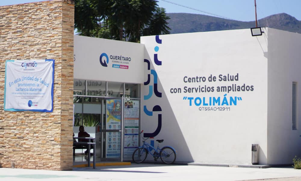 Fotografía de un centro de salud este martes, en el municipio de Tolimán en el estado de Querétaro (México). EFE/Sergio Adrián Angeles