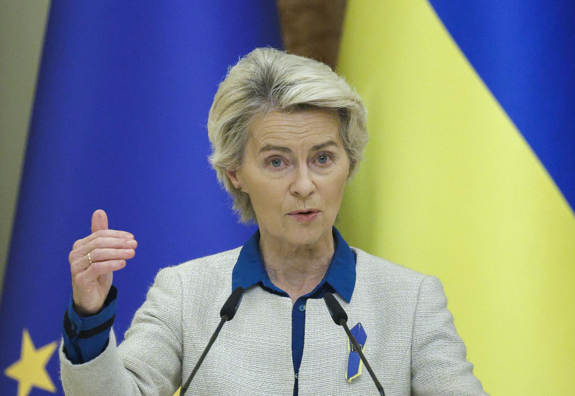 Foto de archivo de la presidenta de la Comisión Europea, Ursula von der Leyen. EFE/EPA/SERGEY DOLZHENKO