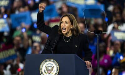 Fotografía de la vicepresidenta de Estados Unidos, Kamala Harris. EFE/Jim Scalzo