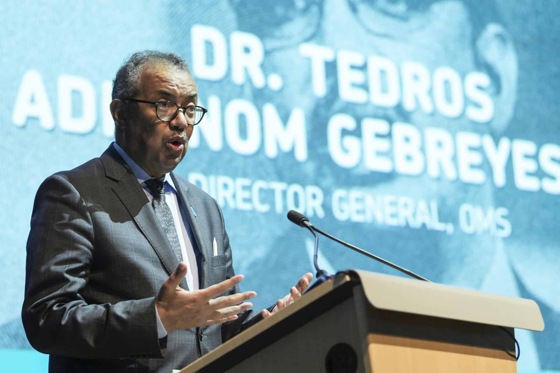 El director general de la Organización Mundial de la Salud (OMS) Tedros Adhanom Ghebreyesus, en una foto de archivo. EFE/ Lenin Nolly