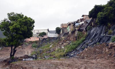 Fotografía del 17 de noviembre de 2024 que muestra una zona de derrumbes en Tegucigalpa (Honduras). EFE/ STR