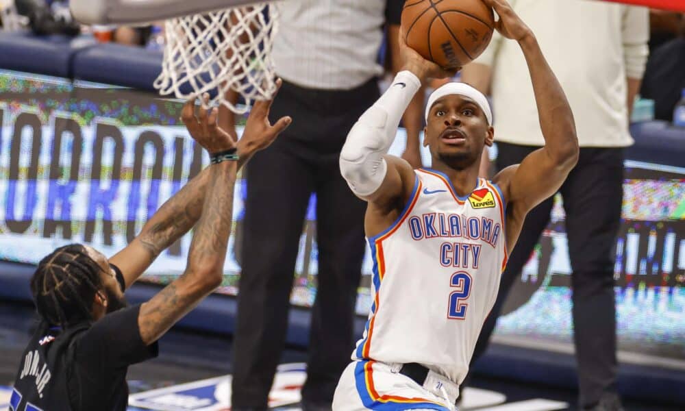 El escolta de Oklahoma City Thunder, Shai Gilgeous-Alexander. EFE/EPA/ADAM DAVIS