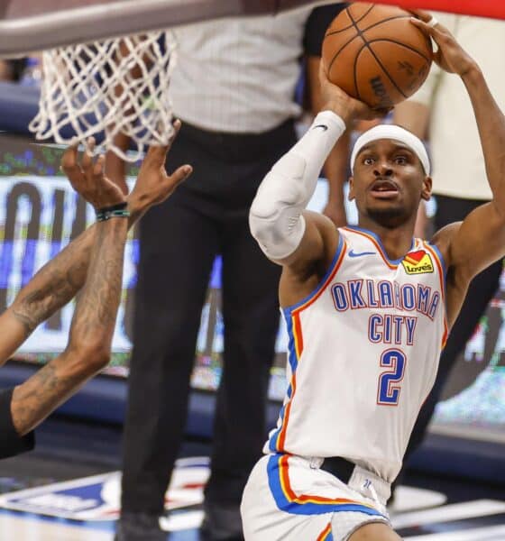 El escolta de Oklahoma City Thunder, Shai Gilgeous-Alexander. EFE/EPA/ADAM DAVIS