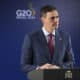 El presidente del Gobierno, Pedro Sánchez, durante la rueda de prensa que ha ofrecido hoy martes al término de la cumbre del G20 que se ha celebrado en Río de Janeiro. EFE / Pool Moncloa