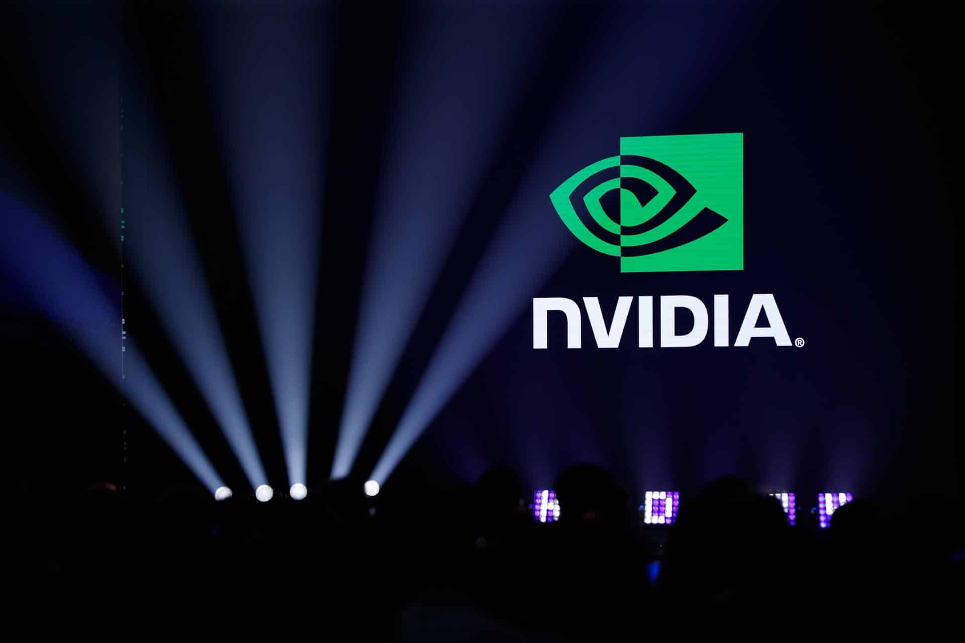 Fotografía de archivo del logotipo de Nvidia durante el Día de la Tecnología Hon Hai (Foxconn) 2024 en Taipei, Taiwán, el 8 de octubre de 2024.EFE/EPA/Ritchie B. Tongo