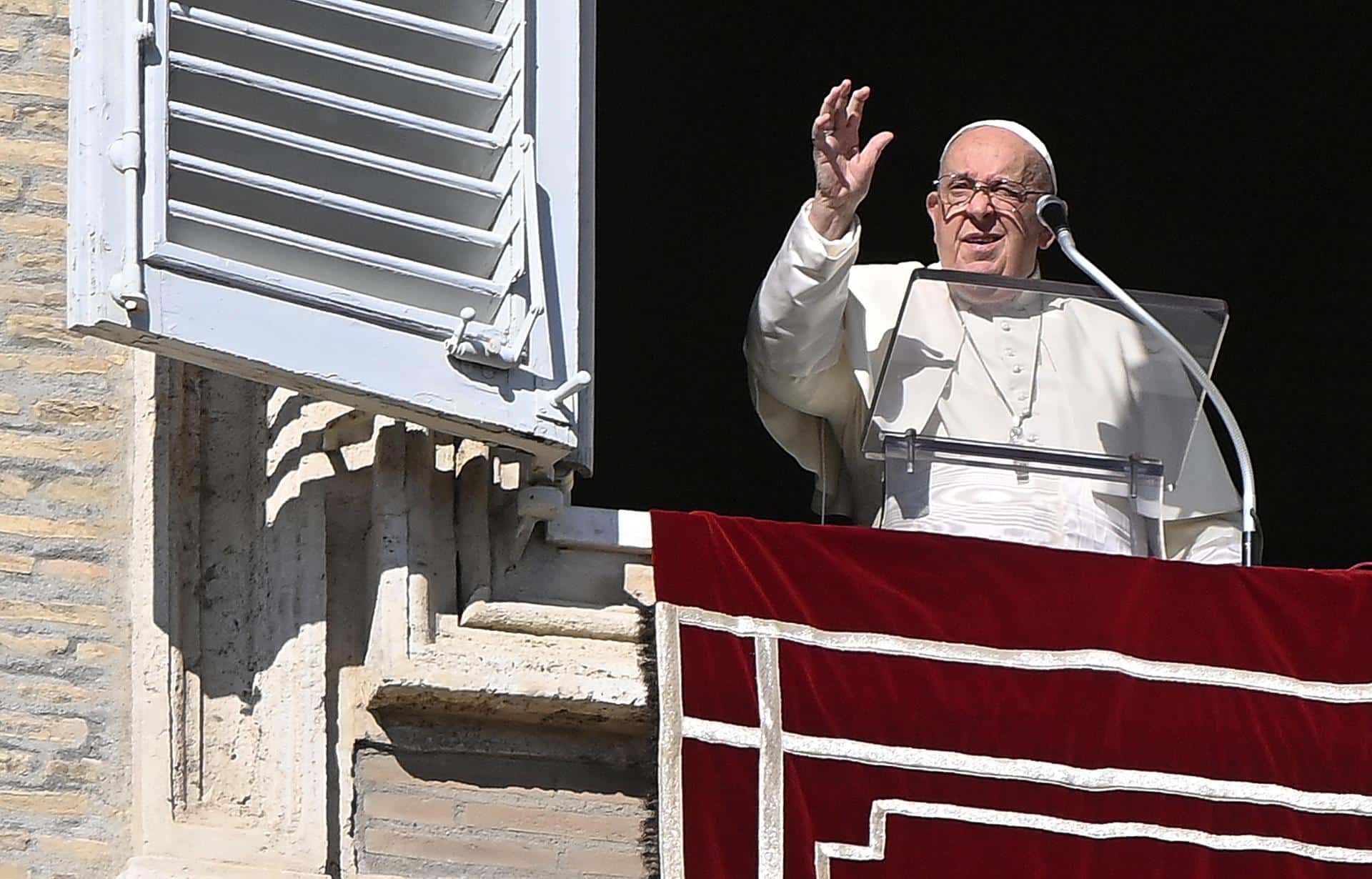 Papa Francisco durante Angelus.EFE/EPA/RICCARDO ANTIMIANI