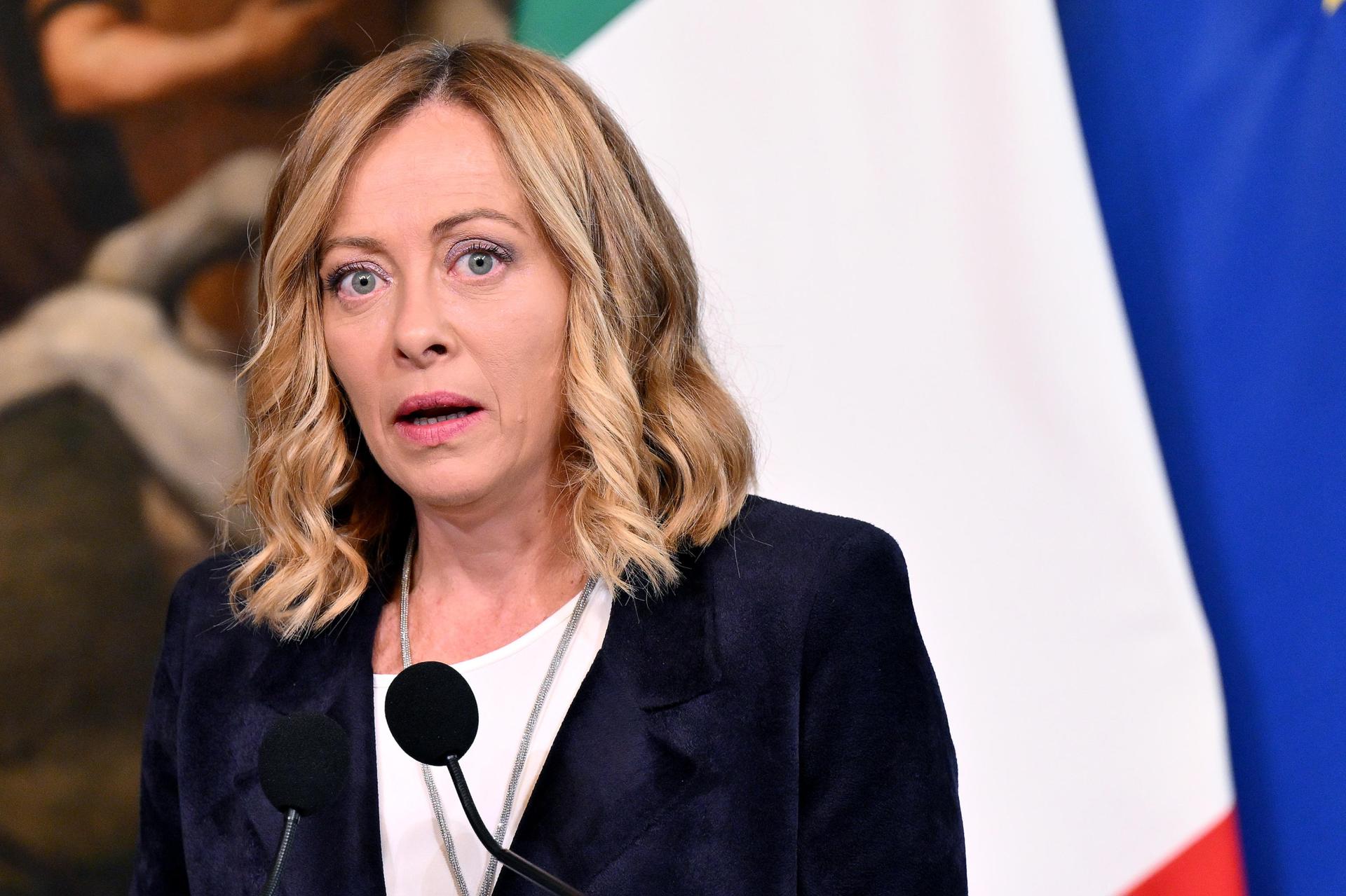 Imagen de la primera ministra italiana, Giorgia Meloni.
EFE/EPA/ETTORE FERRARI