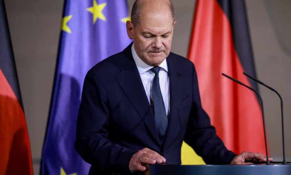 El canciller alemán, Olaf Scholz, el 6 de noviembre de 2024. EFE/EPA/CLEMENS BILAN