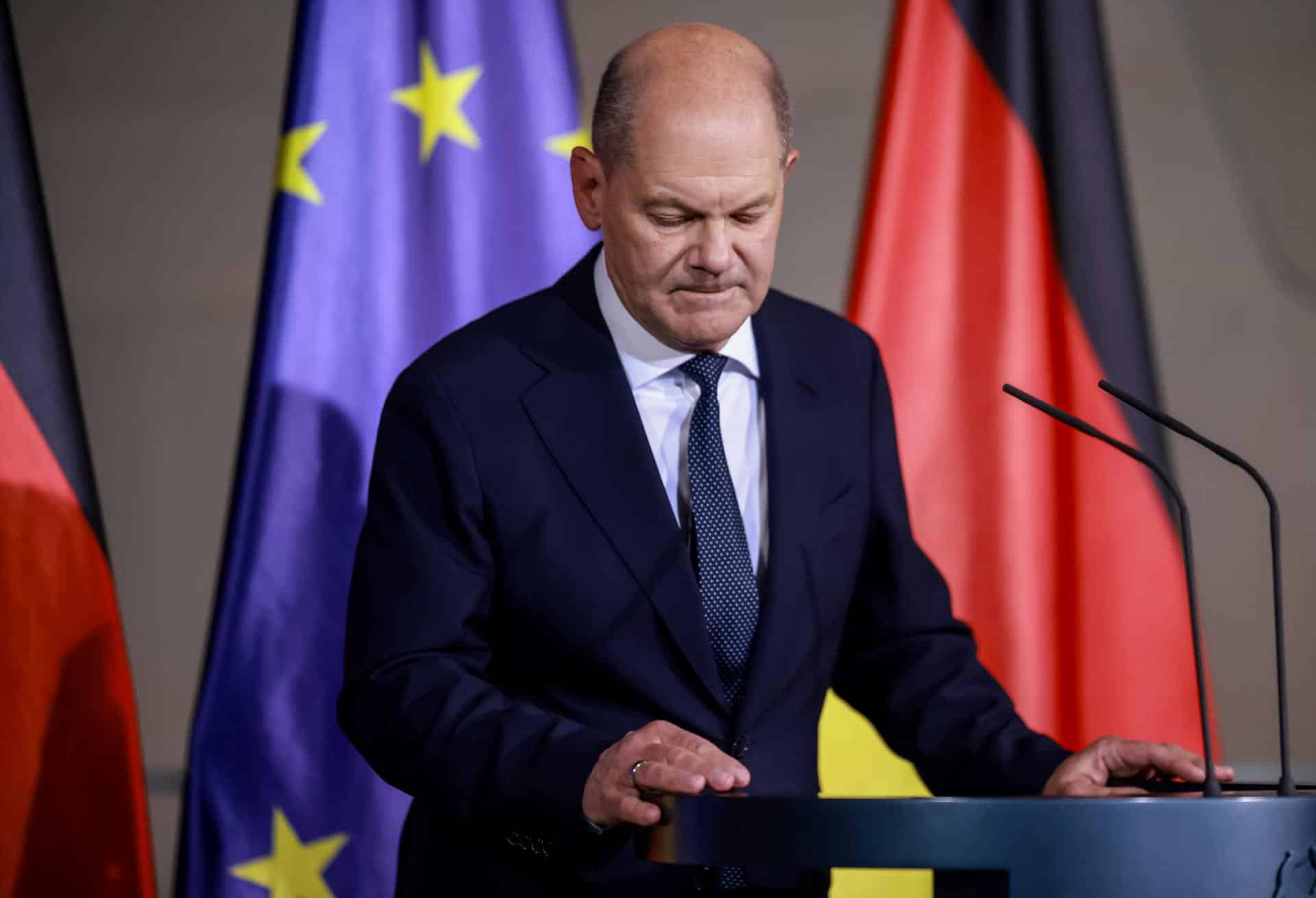 El canciller alemán, Olaf Scholz, el 6 de noviembre de 2024. EFE/EPA/CLEMENS BILAN