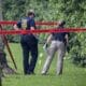 Imagen de archivo de oficiales del FBI en el Trump International Golf Club, en West Palm Beach, Florida, EE.UU. lugar donde Ryan Routh atentó contra la vida de Donald Trump en septiembre. EFE/EPA/Cristóbal Herrera-Ulashkevich