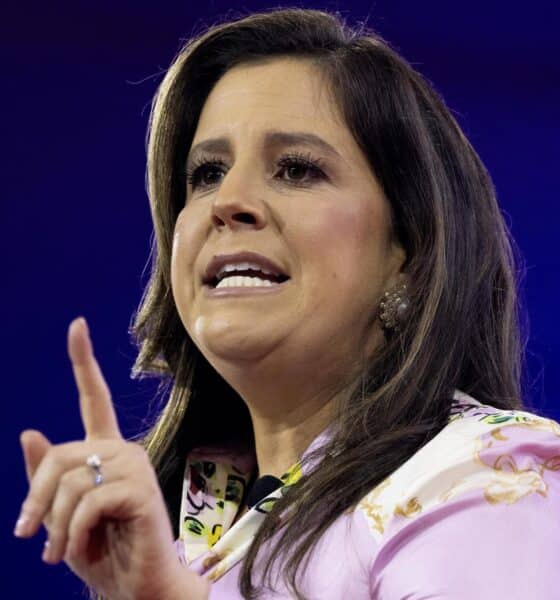 Fotografía de archivo fechada el 23 de febrero de 2024 de la representante republicana de Nueva York, Elise Stefanik, pronunciando un discurso durante la Conferencia de Acción Política Conservadora (CPAC) de 2024 en National Harbor, Maryland (EE.UU.). EFE/EPA/MICHAEL REYNOLDS