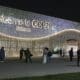 Participants and security staff stand outside the venue of the United Nations Climate Change Conference COP29 in Baku, Azerbaijan, 16 November 2024. EFE/EPA/IGOR KOVALENKO