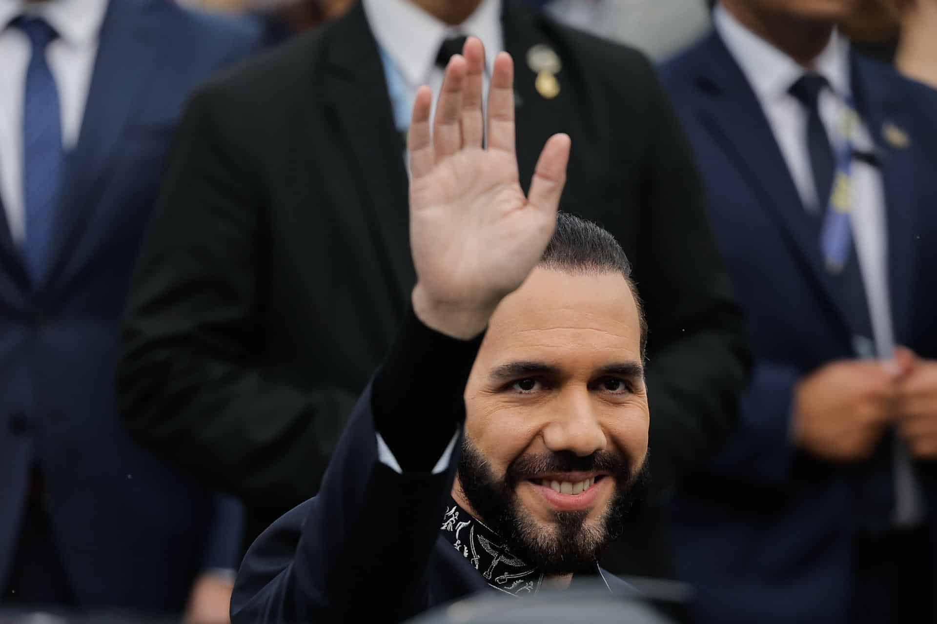 Fotografía de archivo en donde se ve al presidente de El Salvador, Nayib Bukele. EFE/ Juan Ignacio Roncoroni