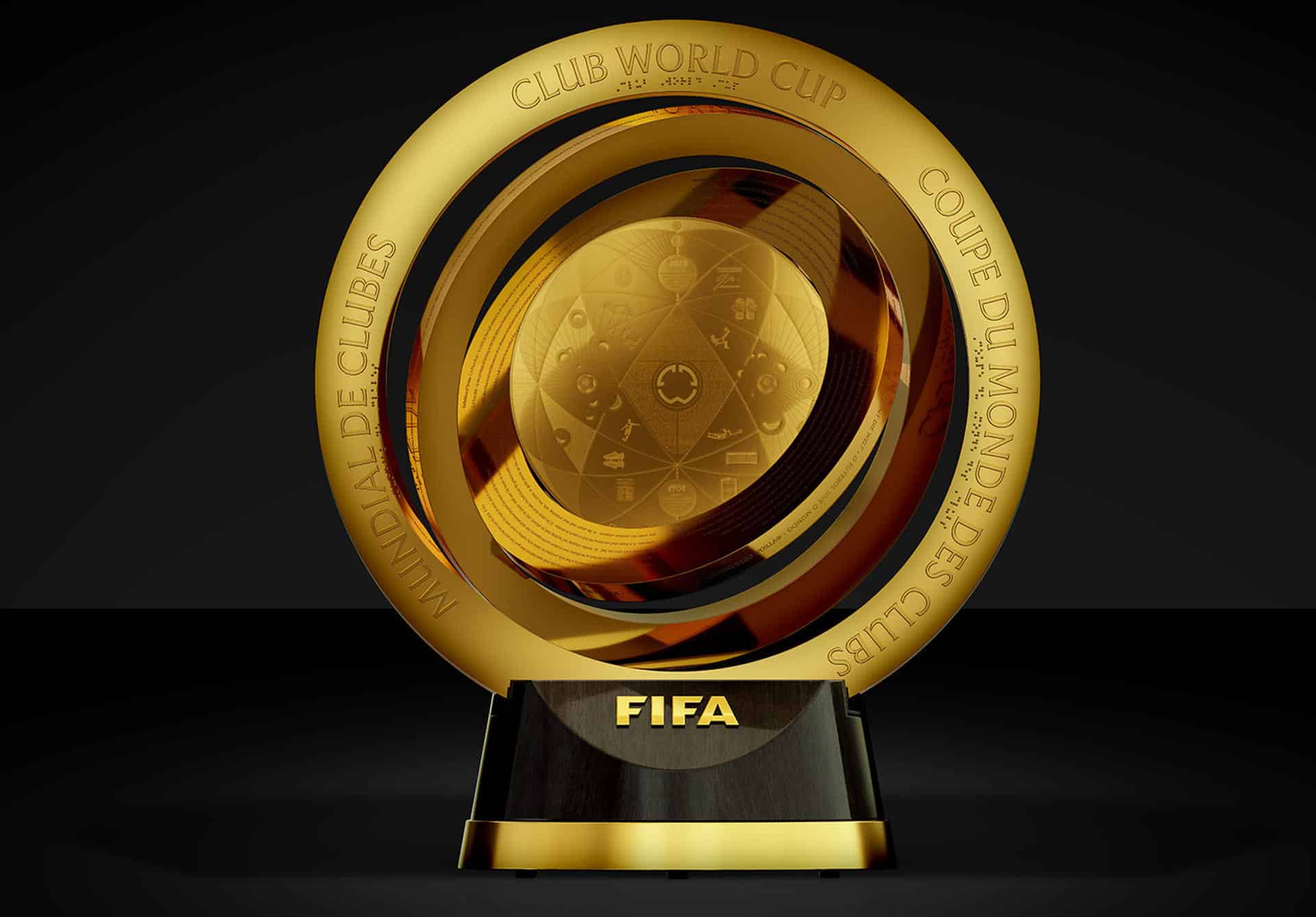 Fotografía cedida por la FIFA, que muestra el trofeo para el ganador del Mundial de Clubes 2025. EFE/FIFA