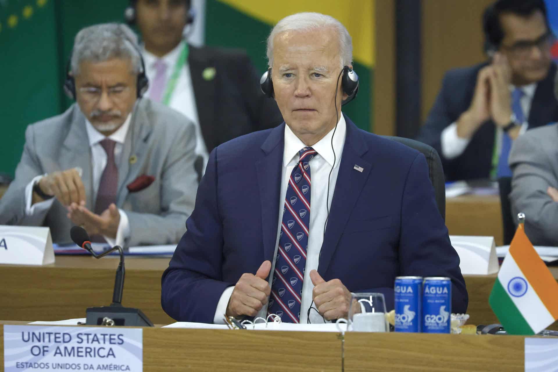 Fotografía del 19 de noviembre del presidente de Estados Unidos, Joe Biden. EFE/ Sebastiao Moreira