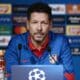 El entrenador del Atlético de Madrid, Diego Simeone, en París. EFE/EPA/YOAN VALAT