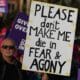 Manifestantes delante del Parlamento en Londres. EFE/EPA/NEIL HALL