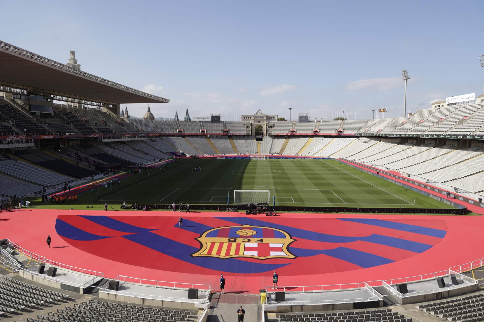 Estadio Olímpico Lluís Companys. EFE/ Archivo/Quique García