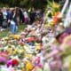 Fotografía de archivo que muestra la ofrenda floral en recuerdo de las víctimas del ataque supremacista contra dos mezquitas en la ciudad de Christchurch. 
EPA/MICK TSIKAS AUSTRALIA AND NEW ZEALAND OUT[AUSTRALIA AND NEW ZEALAND OUT]