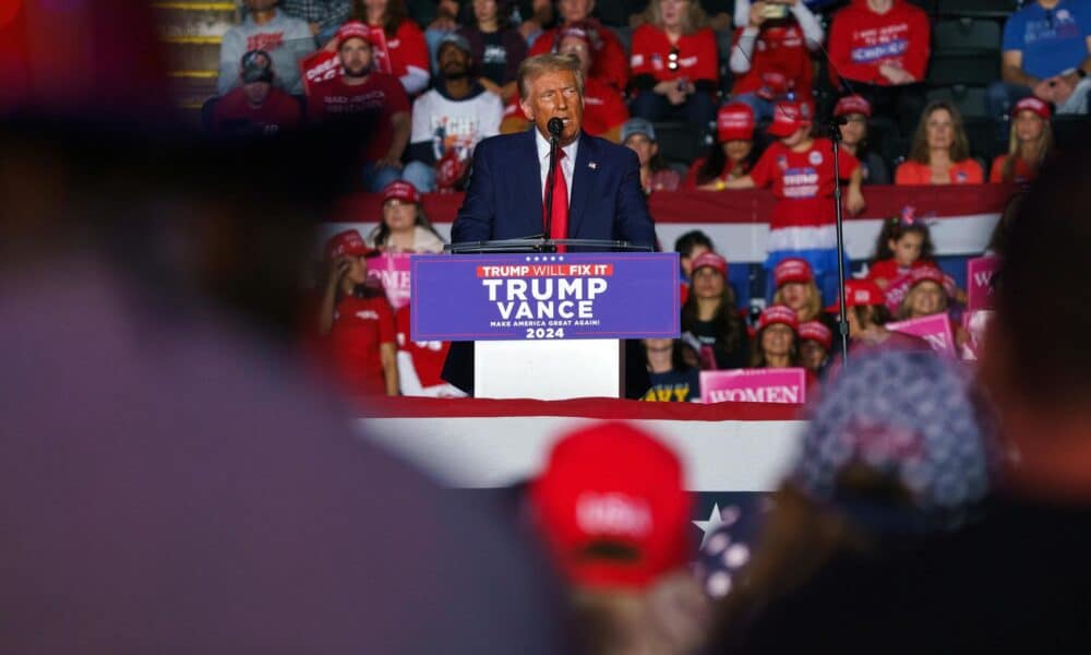 El candidato republicano a la Casa Blanca, Donald Trump. EFE/EPA/WILL OLIVER