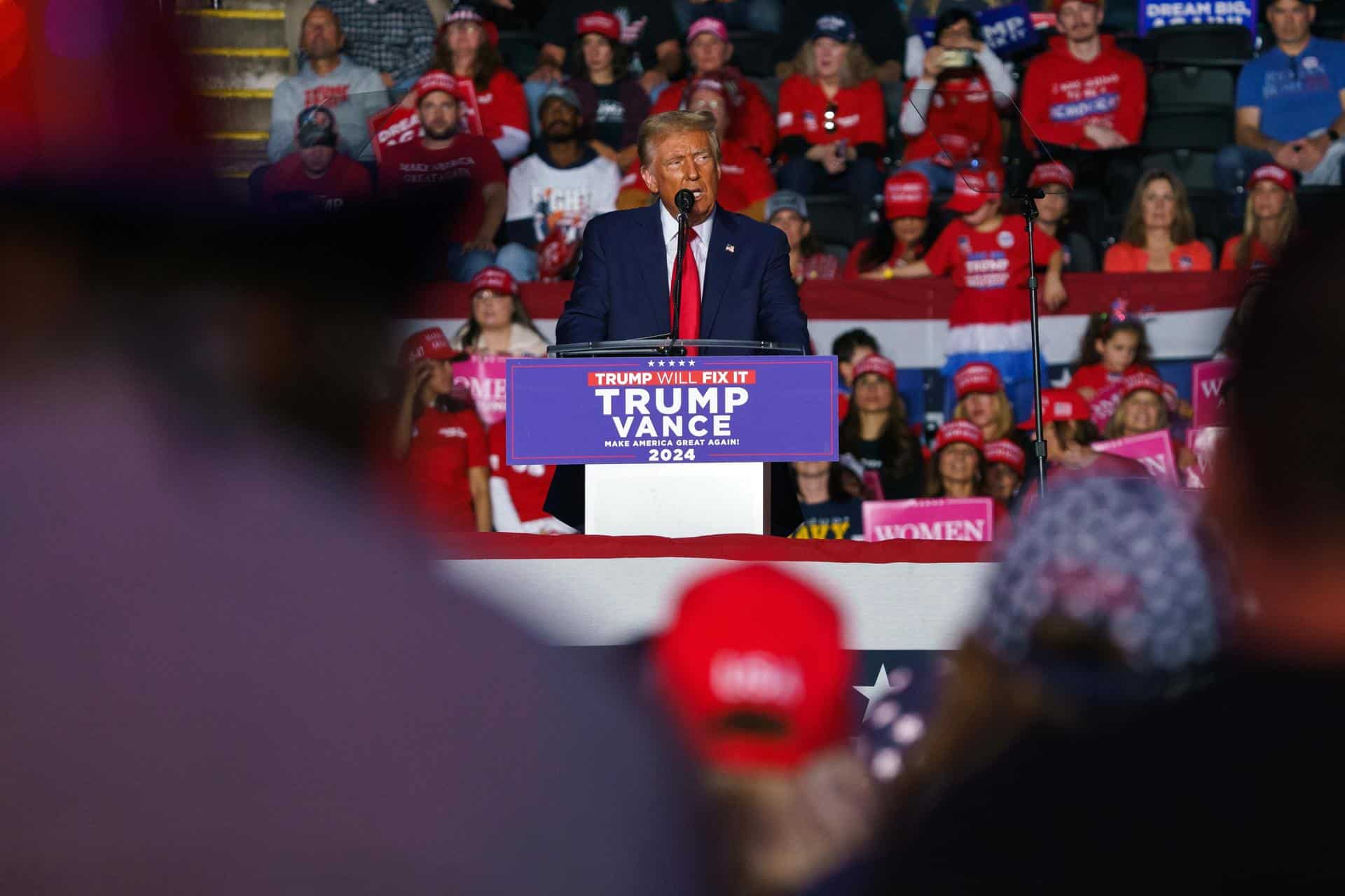 El candidato republicano a la Casa Blanca, Donald Trump. EFE/EPA/WILL OLIVER