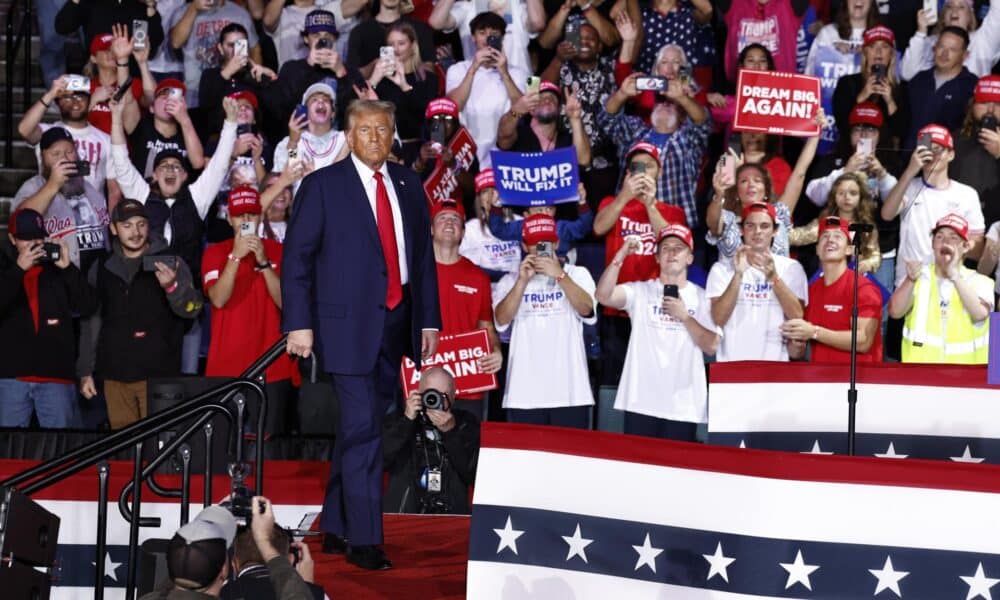 El candidato republicano a la Casa Blanca, el expresidente Donald Trump. EFE/EPA/CJ GUNTHER