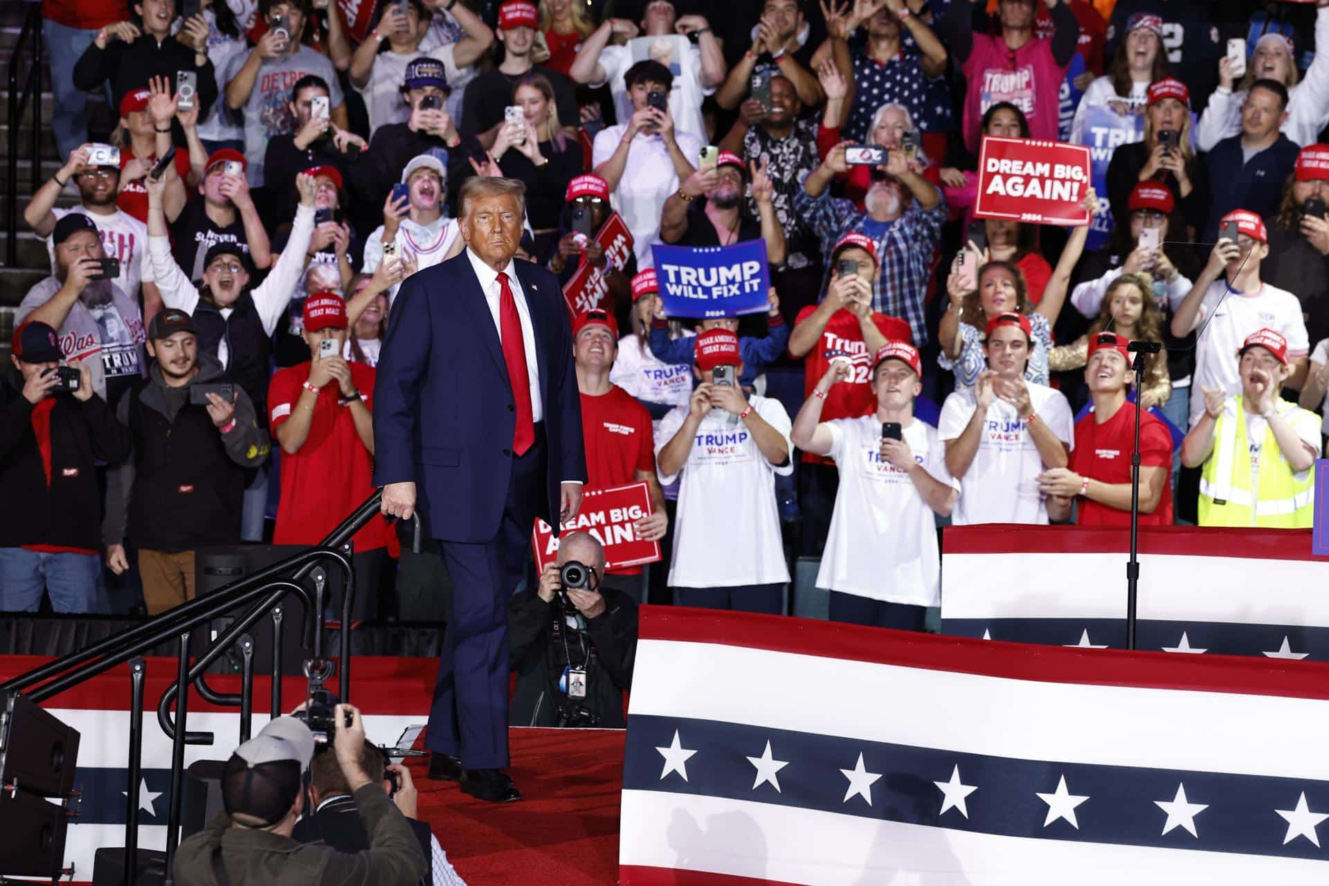 El candidato republicano a la Casa Blanca, el expresidente Donald Trump. EFE/EPA/CJ GUNTHER