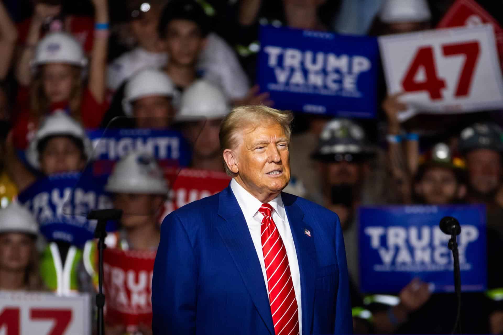 El presidente electo de Estados Unidos, Donald Trump, en una foto de archivo. EFE/EPA/JIM LO SCALZO