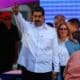 El presidente de Venezuela, Nicolás Maduro, y su esposa Cilia Flores, llegan para una manifestación en apoyo de su Gobierno, en Caracas (Venezuela). Imagen de archivo. EFE/ Cristian Hernández