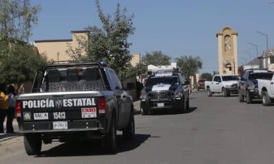 Fotografía de archivo de varios miembros de la policía Estatal en el estado de Sonora (México). EFE/ Daniel Sánchez