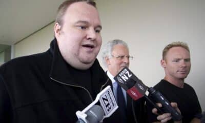 Fotografía de archivo del fundador del portal clausurado Megaupload, Kim Dotcom, el informático de origen alemán sobre el que pesa en Nueva Zelanda una orden de extradición para Estados Unidos para ser juzgado por supuesta piratería informática y otros delitos. EFE/David Rowland